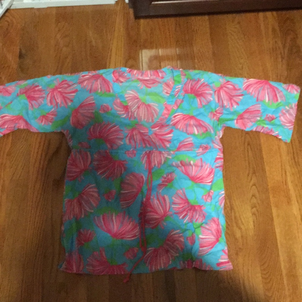 Lilly Pulitzer EUC tunic cover up shirt